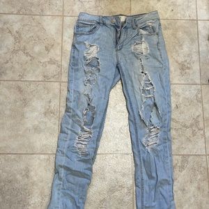 Garage ripped jeans size 3